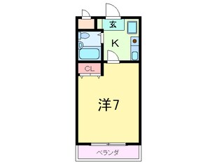 甲南フラットの物件間取画像